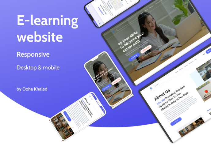 E-learning website
