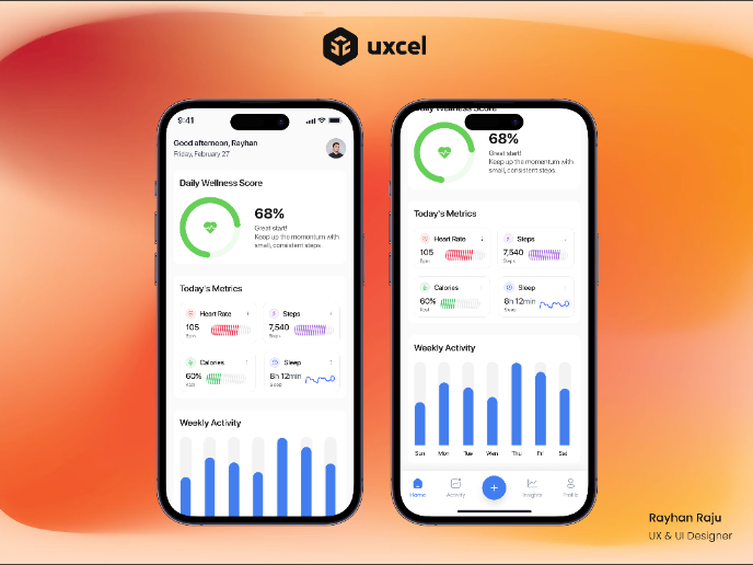 Health Tracker - Mobile - Dashboard