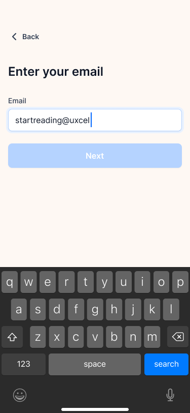 Signup Form for Headway app 1