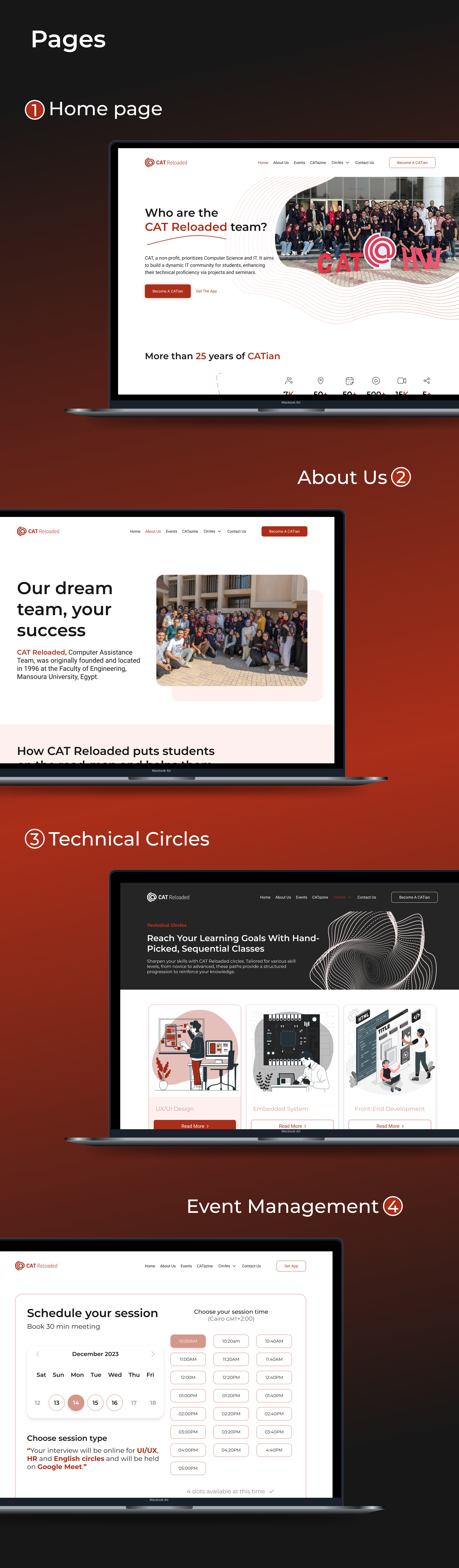 CAT Reloaded Website Redesign 4