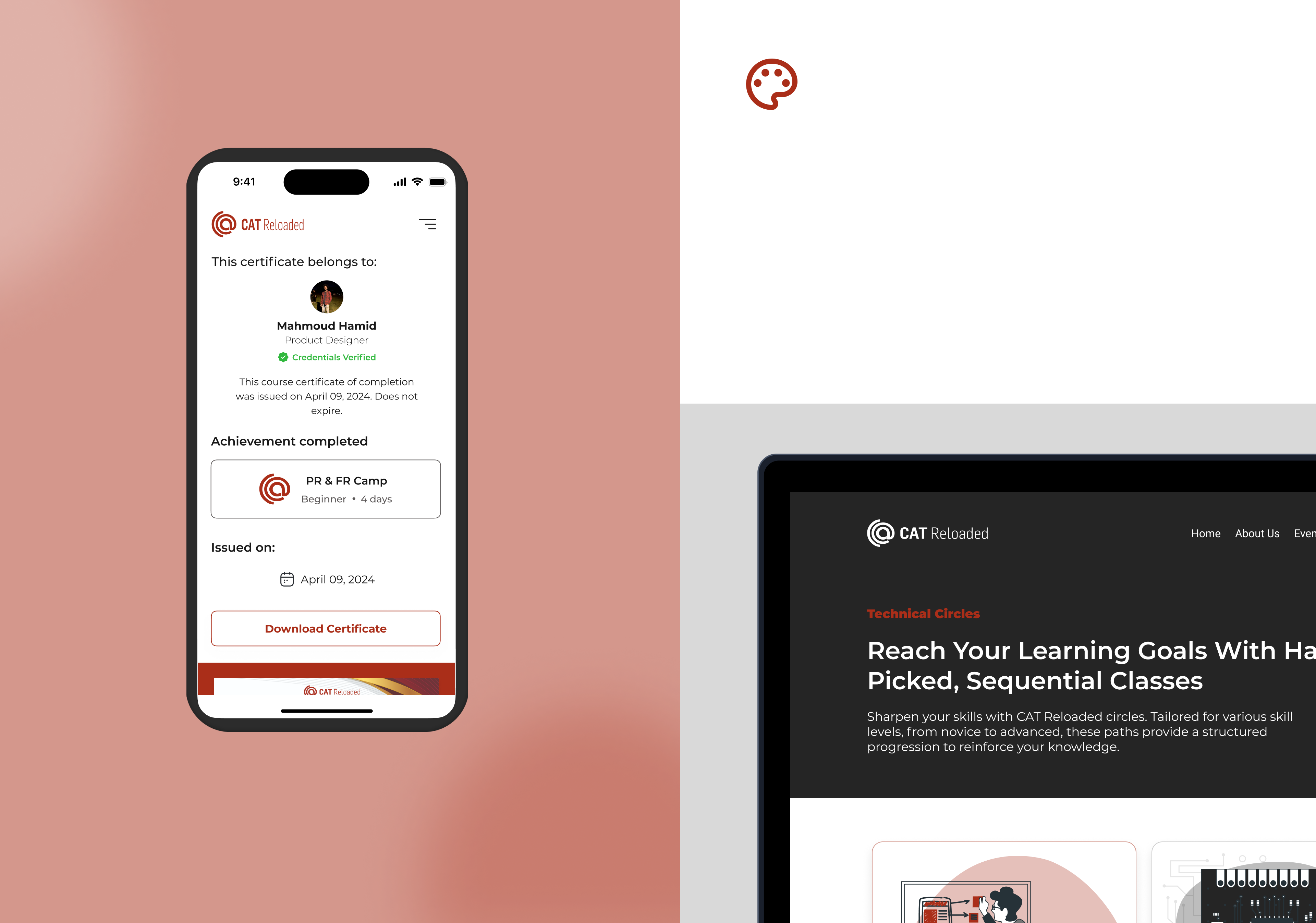 CAT Reloaded Website Redesign 2