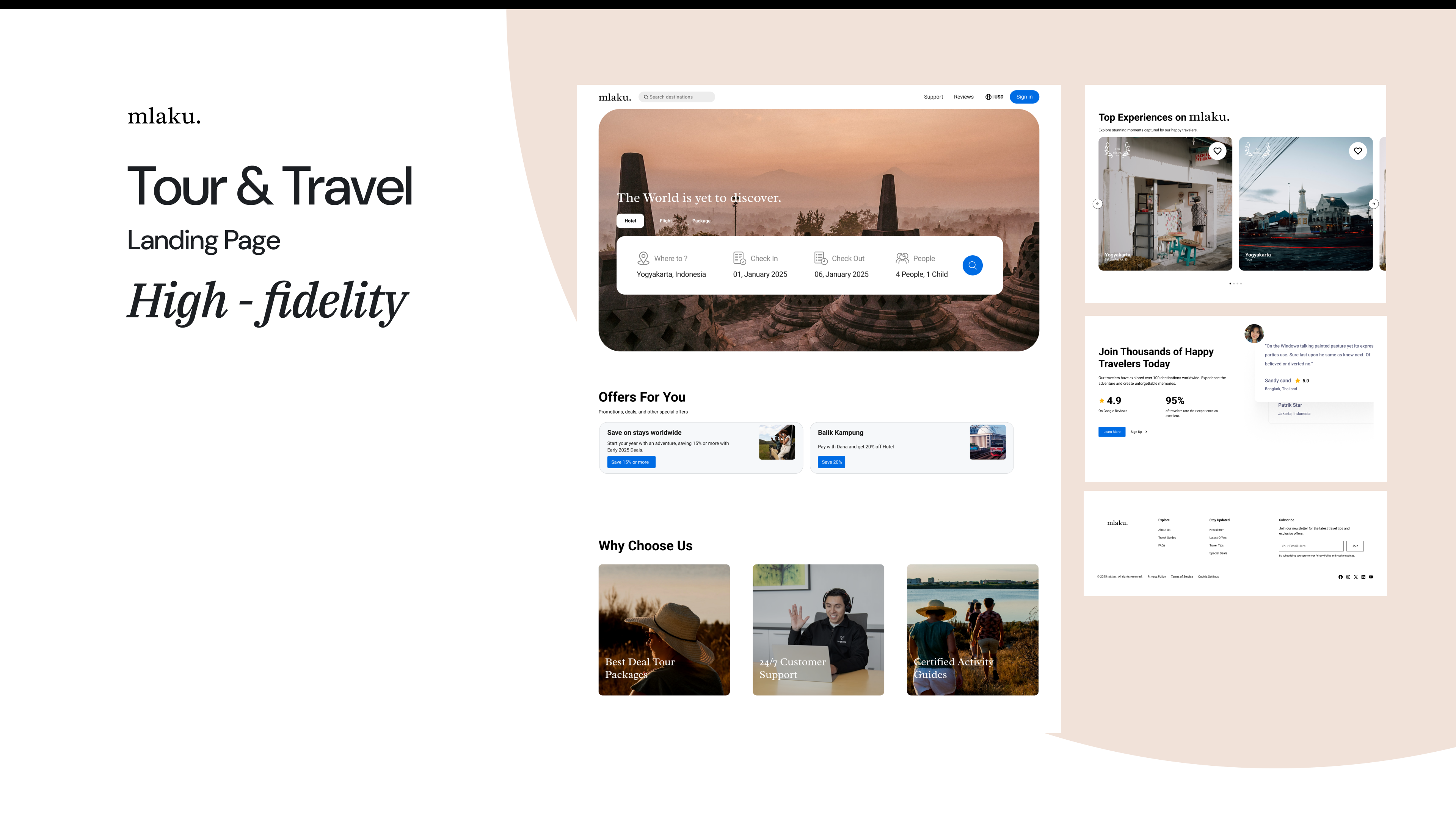 mlaku. - Travel Landing Page 5
