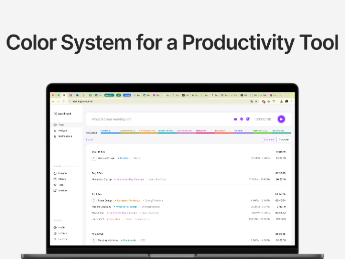 JustTrack Color System