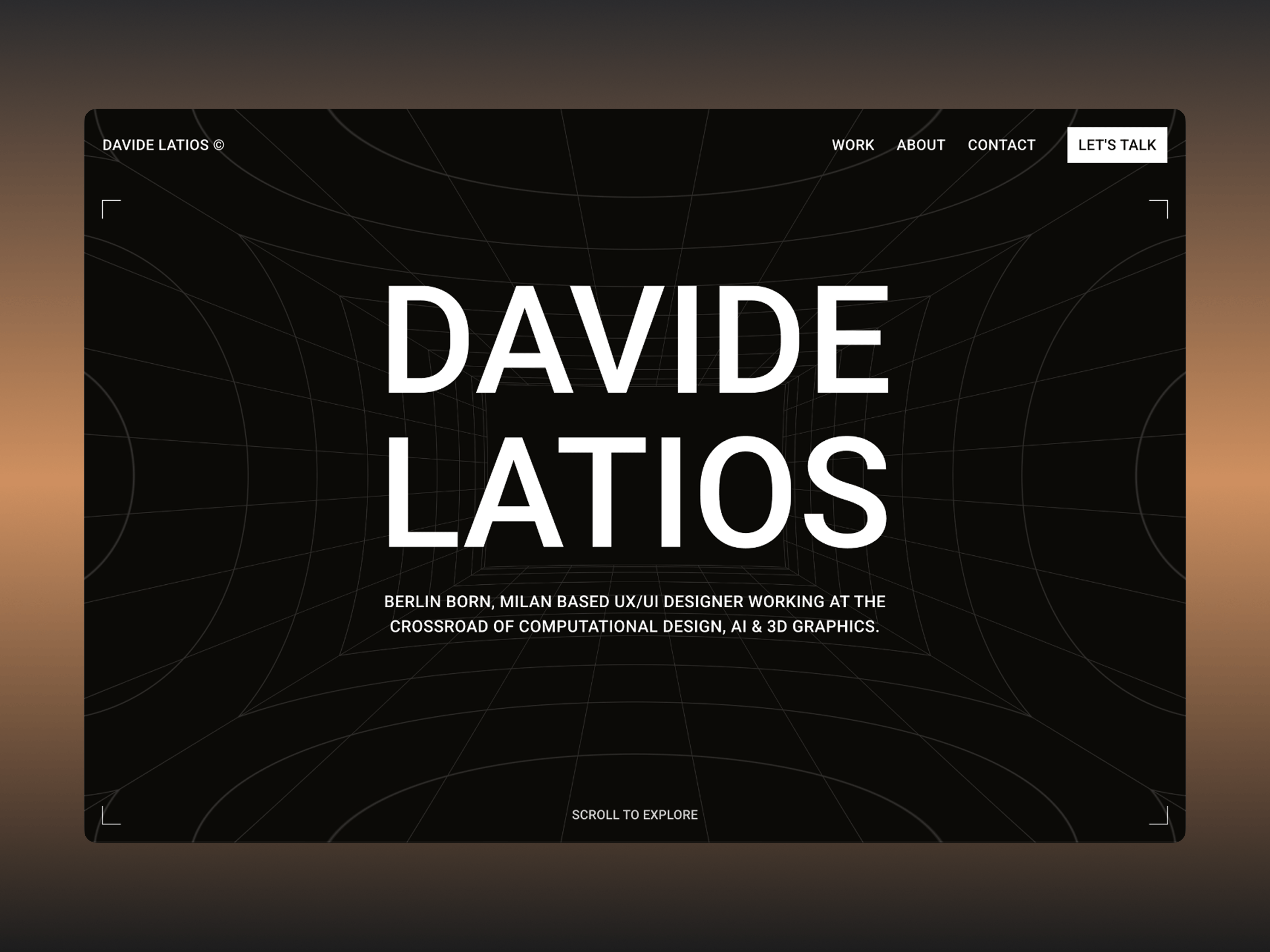 Latios - Free Portfolio Template for UX/UI Designers 1