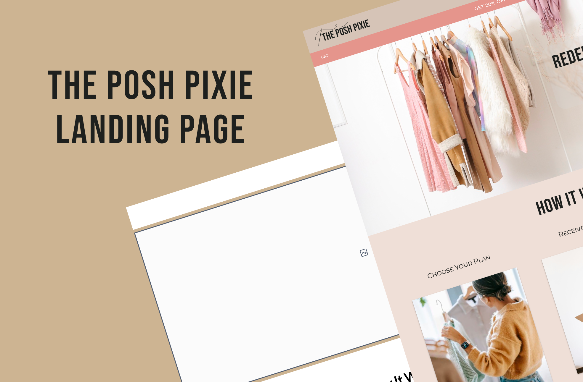 The Posh Pixie Landing Page