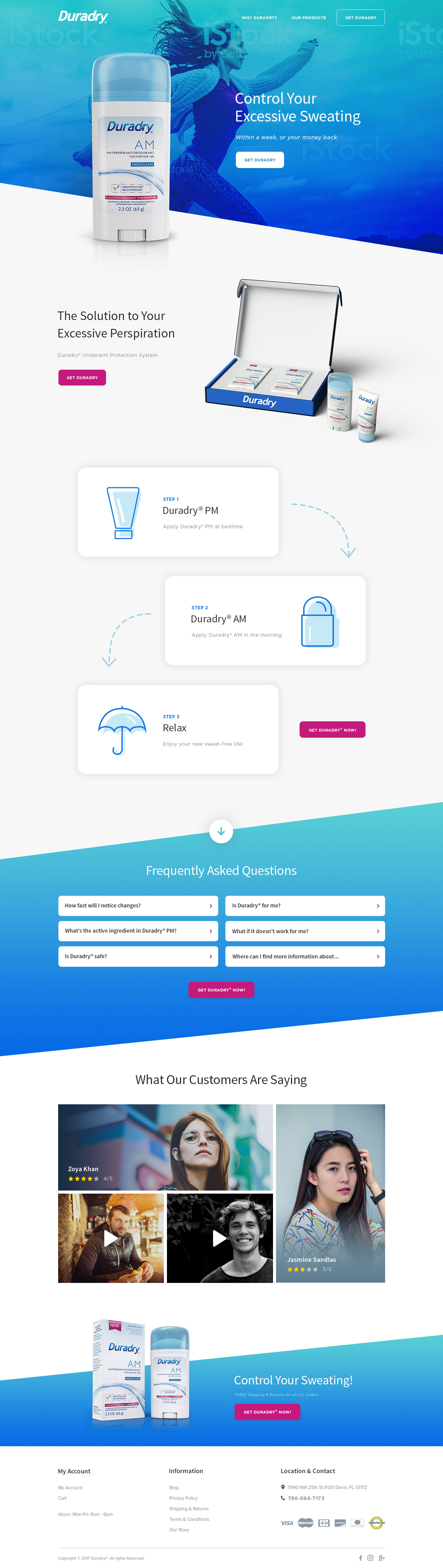 DuraDry - Anti-prespirant Deodrant