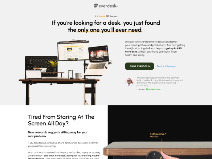 Everdesk+ - Standing Desk