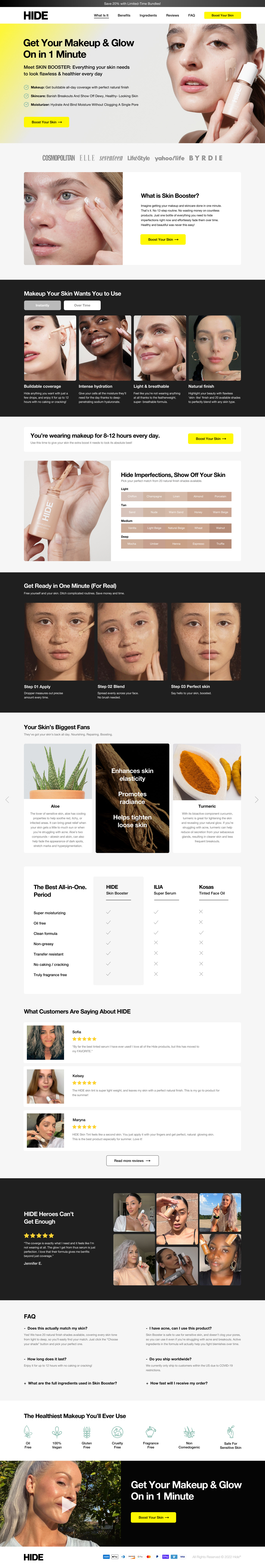 HIDE - Skin Booster