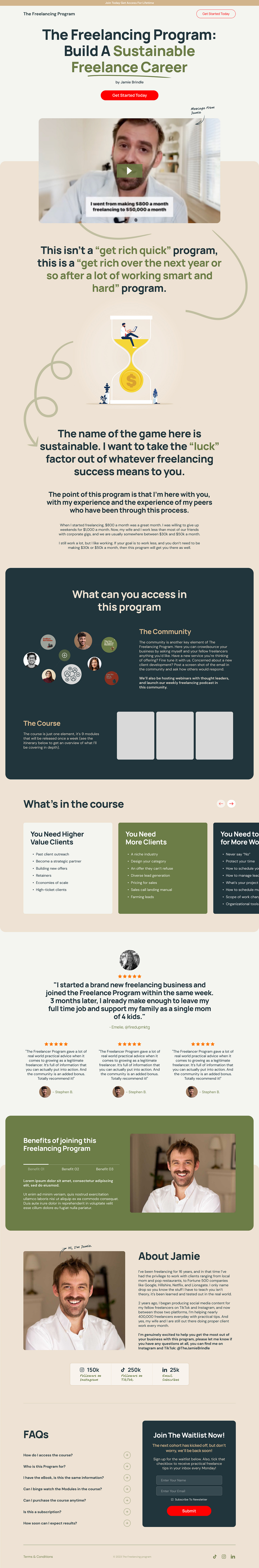 The Freelancing Program