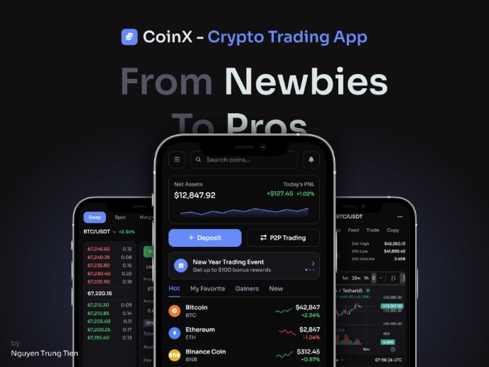 CoinX - Crypto Trading App