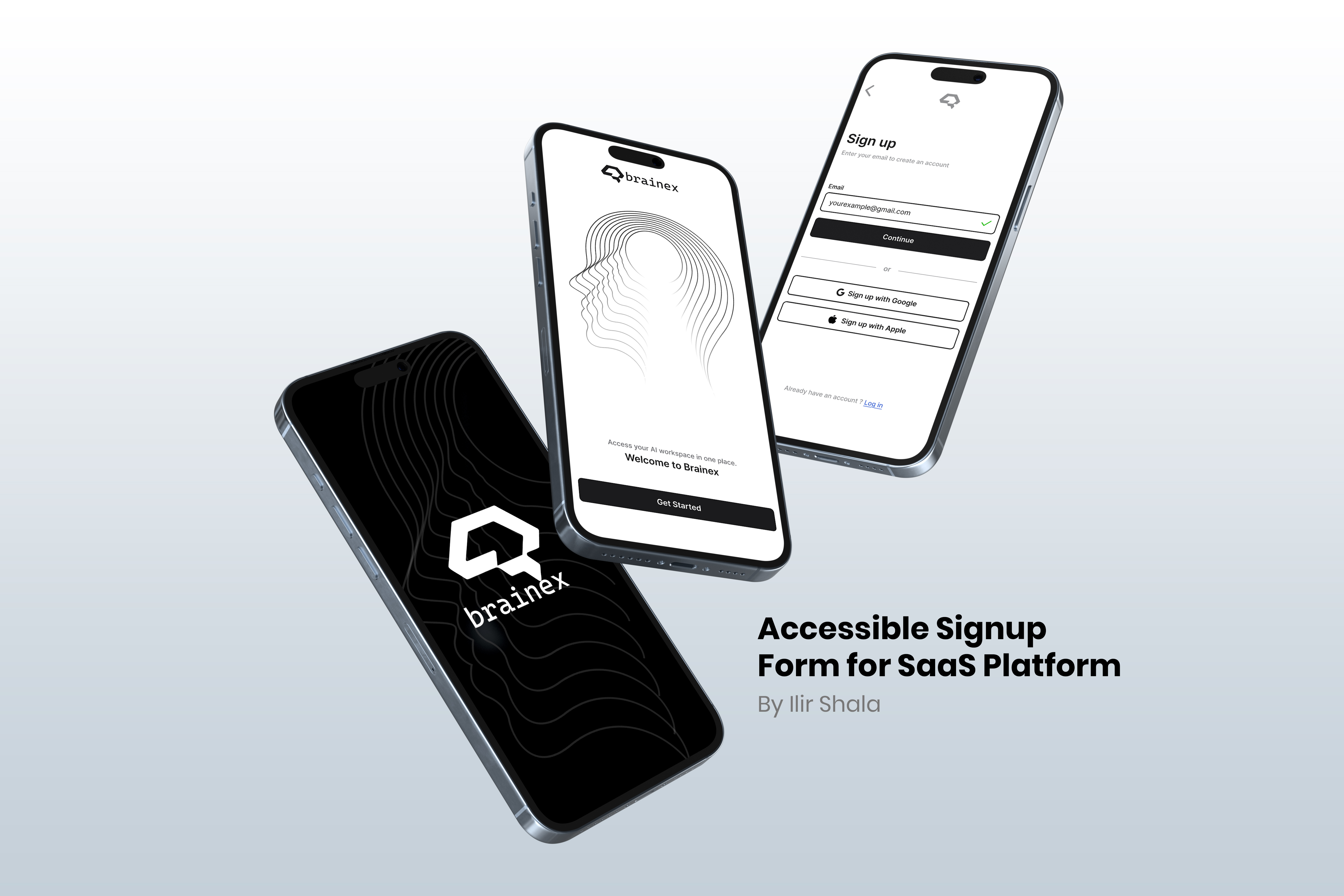 Accessible Signup & Login Experience — Brainex