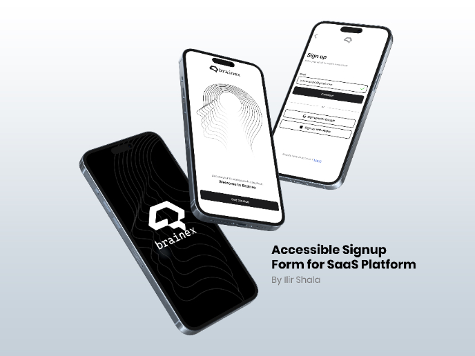 Accessible Signup & Login Experience — Brainex