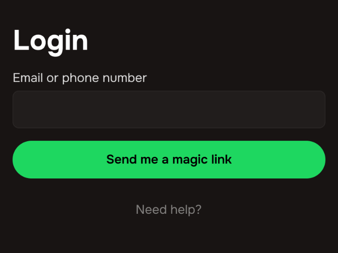 Spotify login