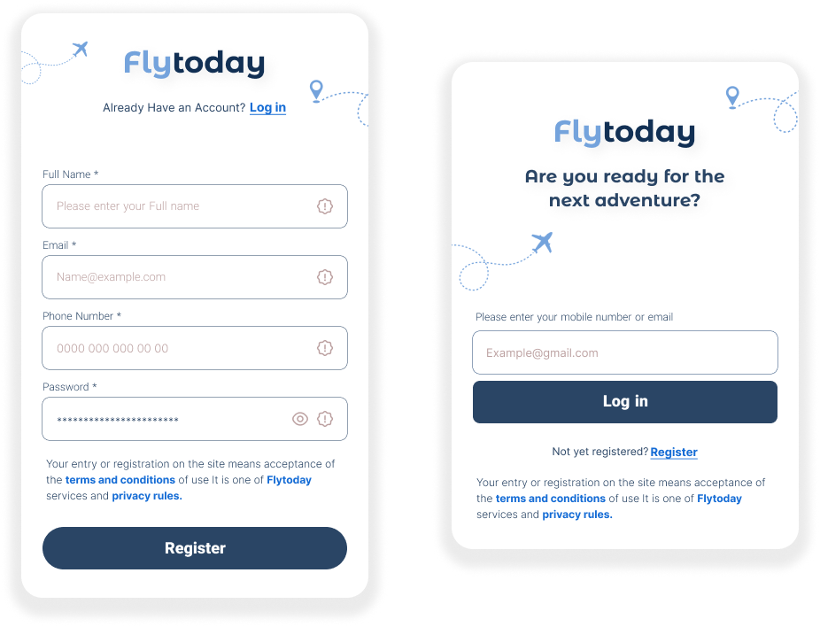 Accessible Signup Form for SaaS Platform - Travel Agency 4