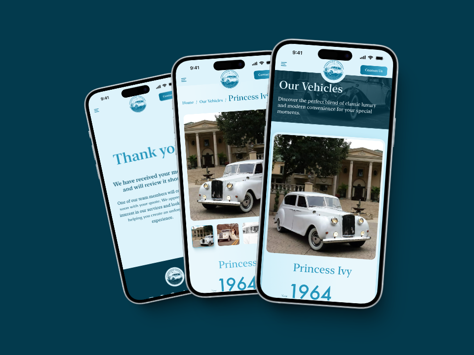 Website Redesign - Something Vintage Something Blue 1