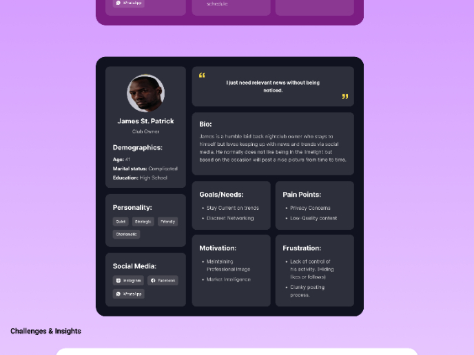 User Persona Project