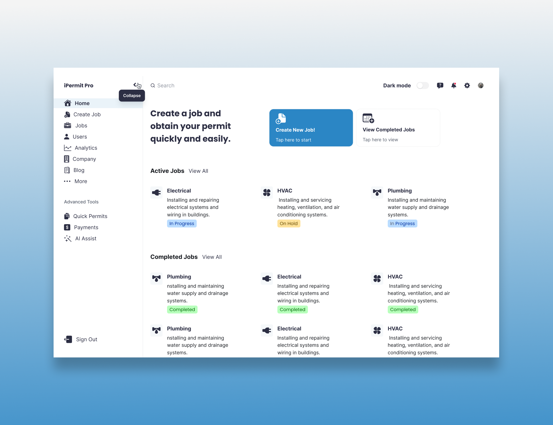 iPermit Pro • UX/UI Challenge