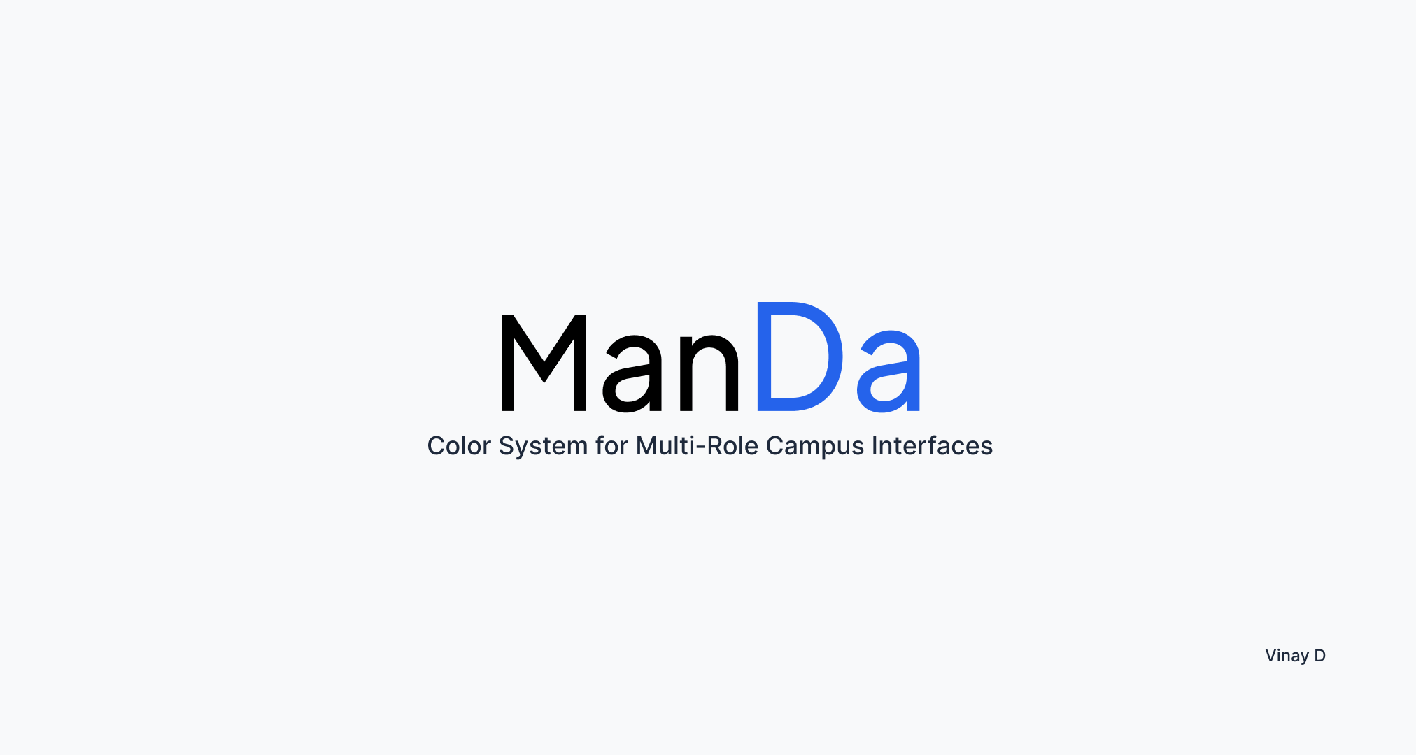 ManDa - Color System