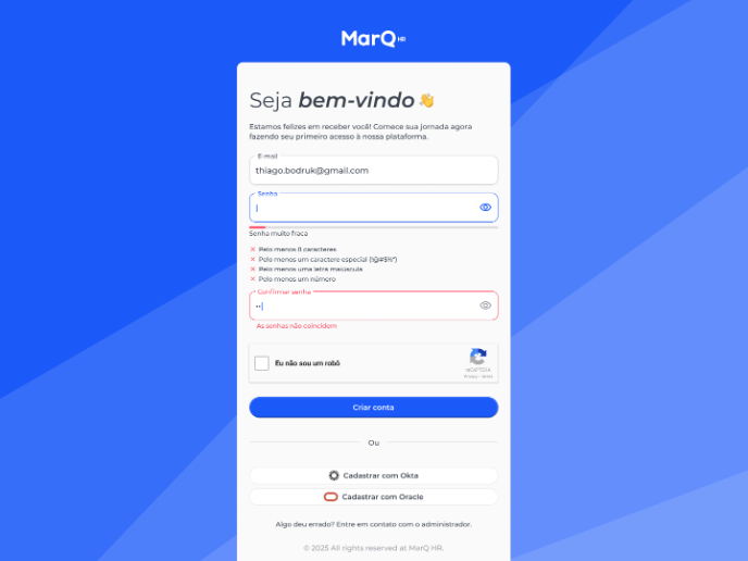 MarQ HR - Login