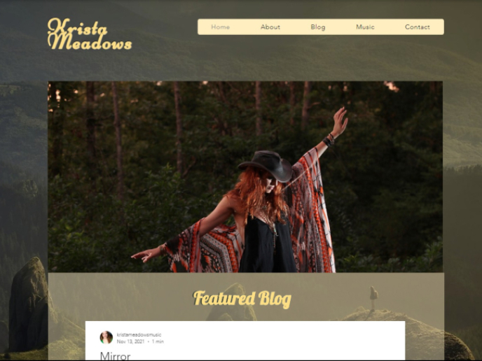 Rebranding a musician into a writer through design