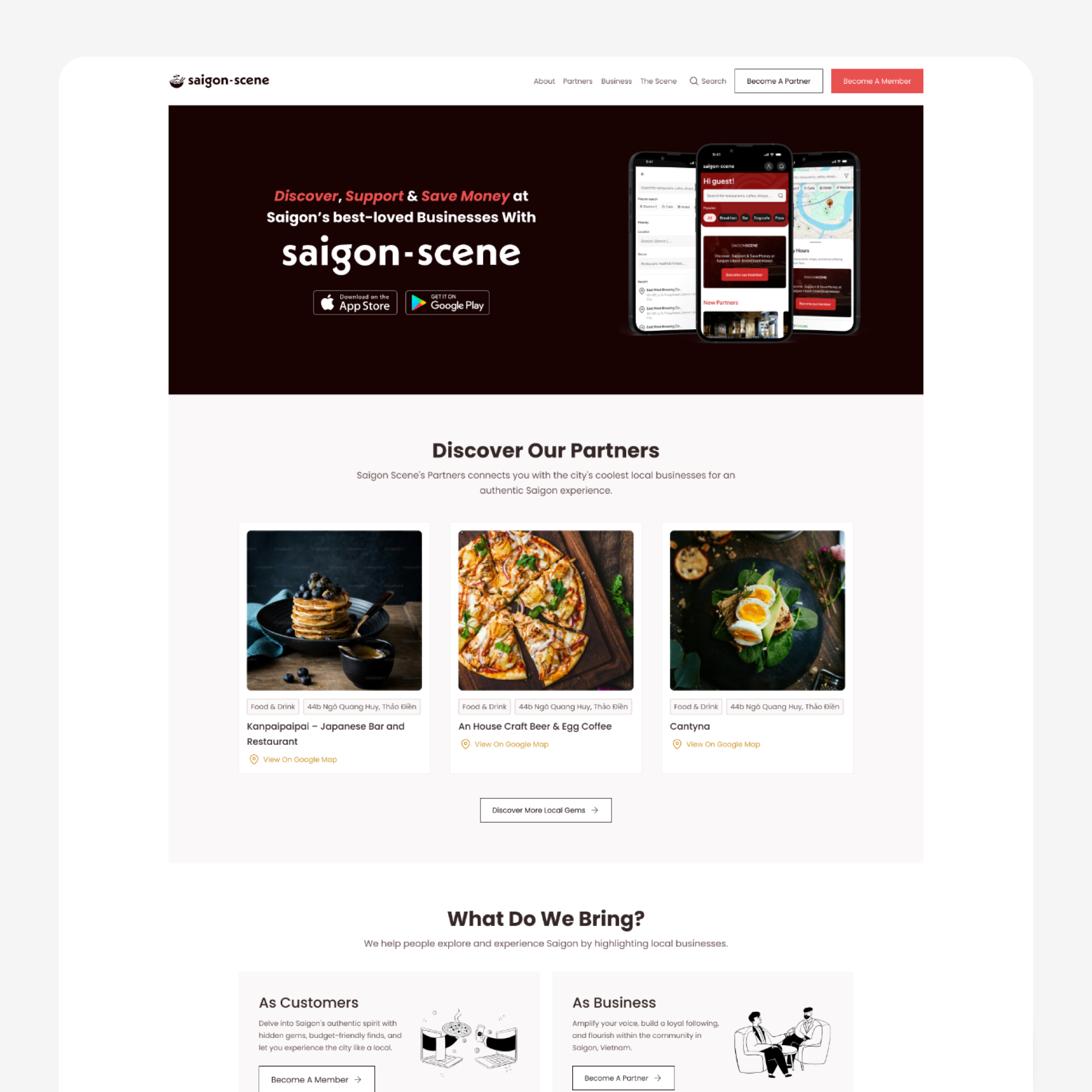 Saigon Scene Website