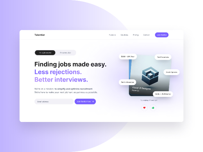 Talentier Homepage