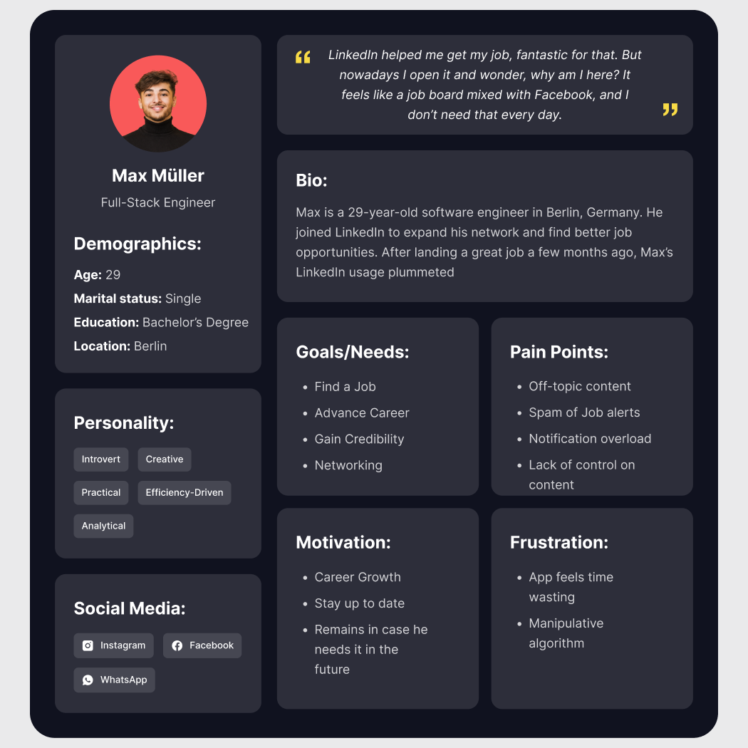 Linkedin Mobile App - Engagement Decline 1