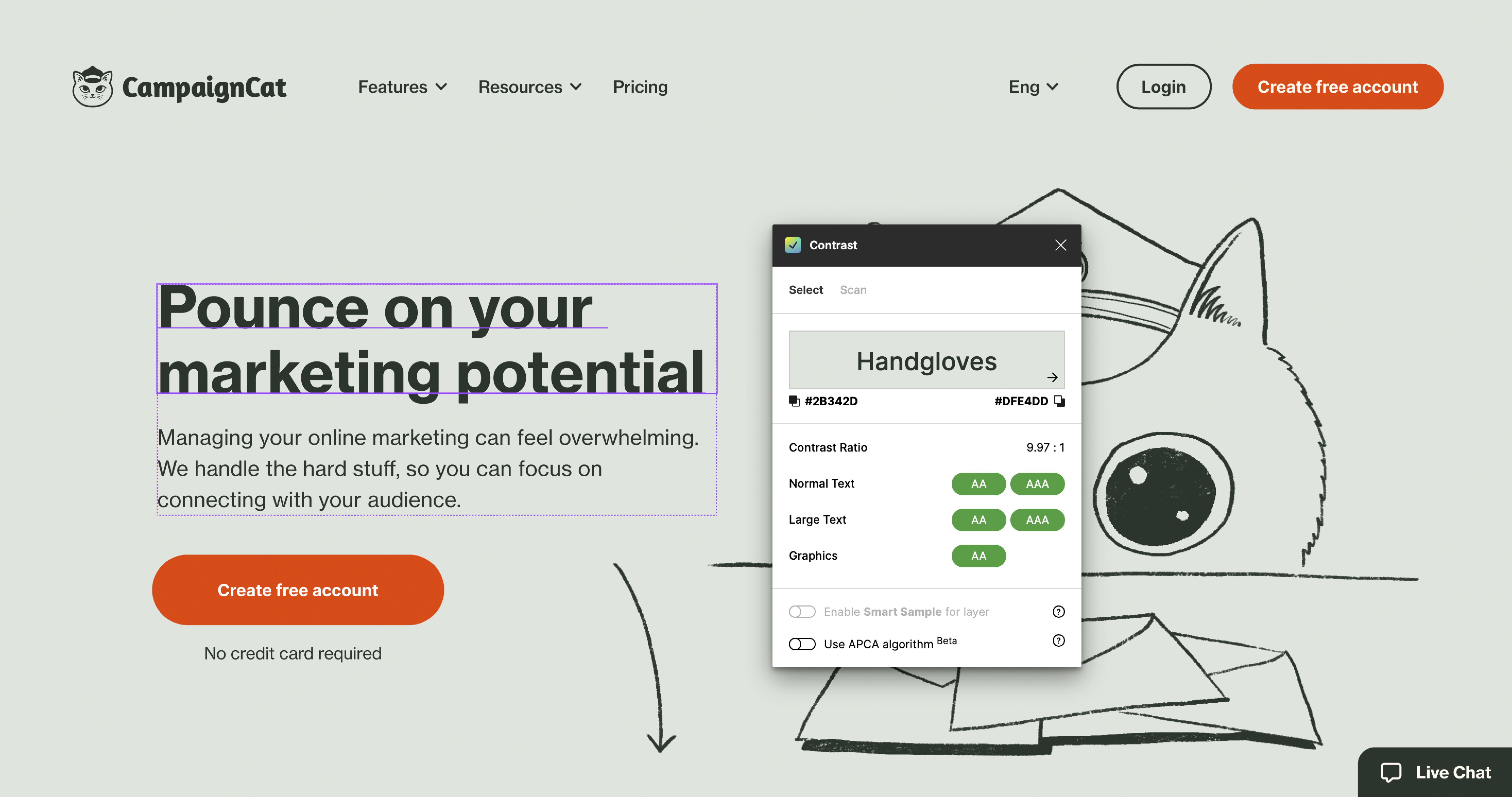 Campaign Cat - Accessible Sign Up Form 1