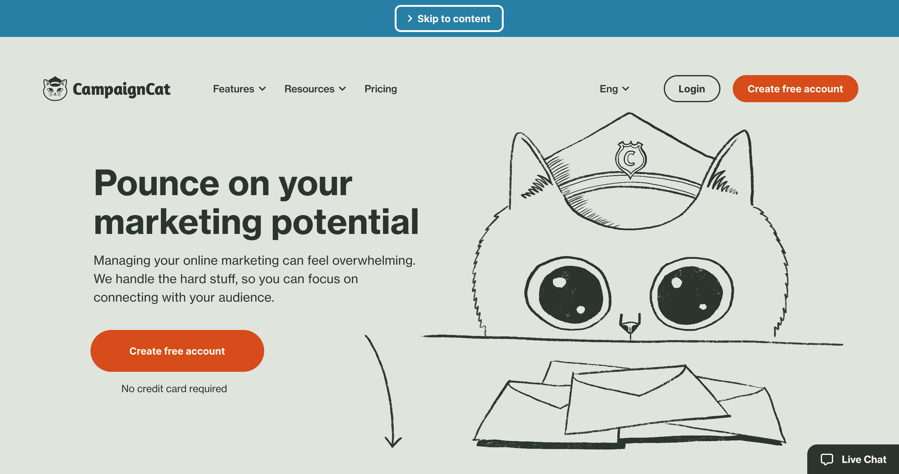 Campaign Cat - Accessible Sign Up Form 3