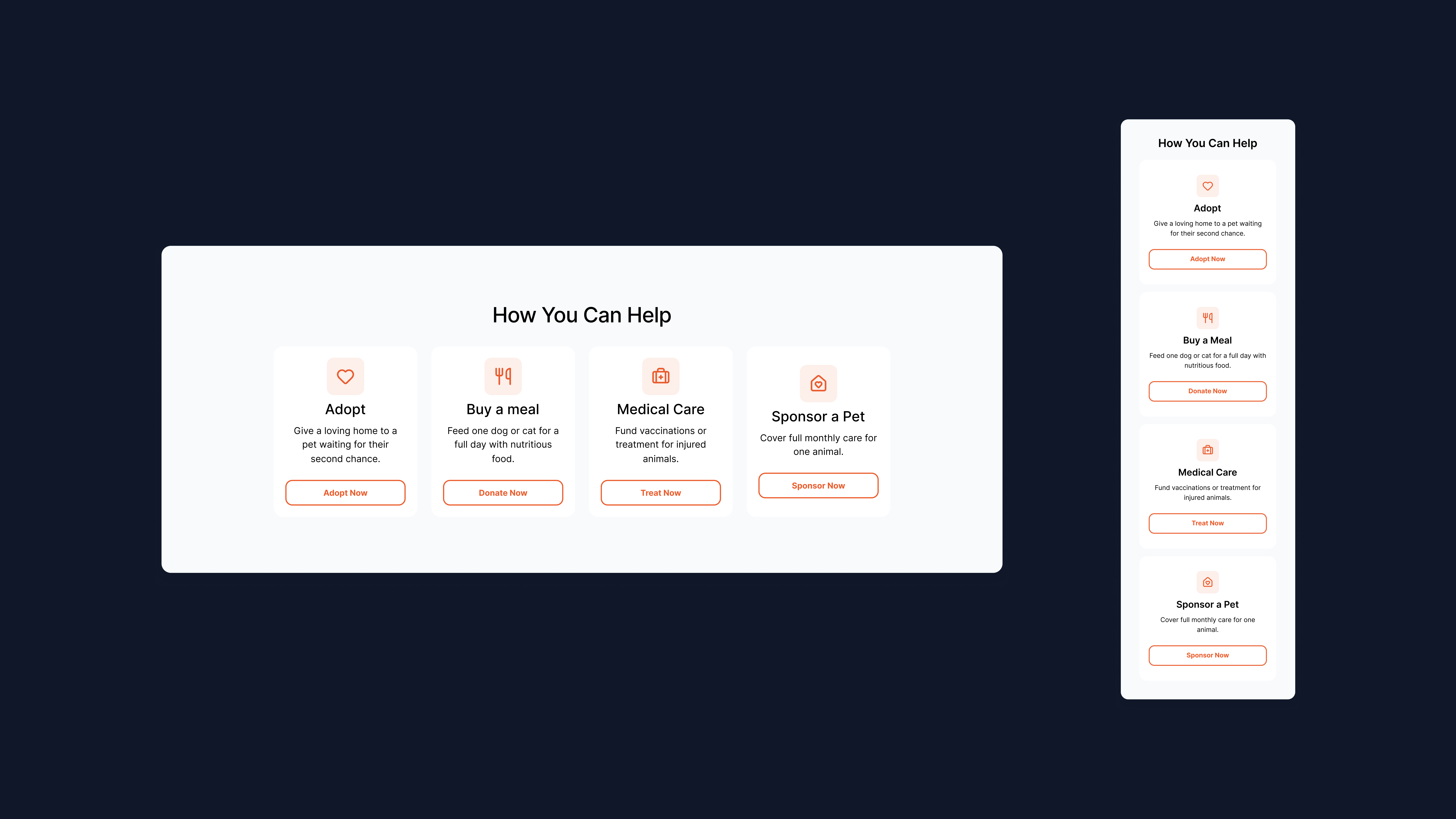 Tiny Tails - Animal Shelter Landing Page 5