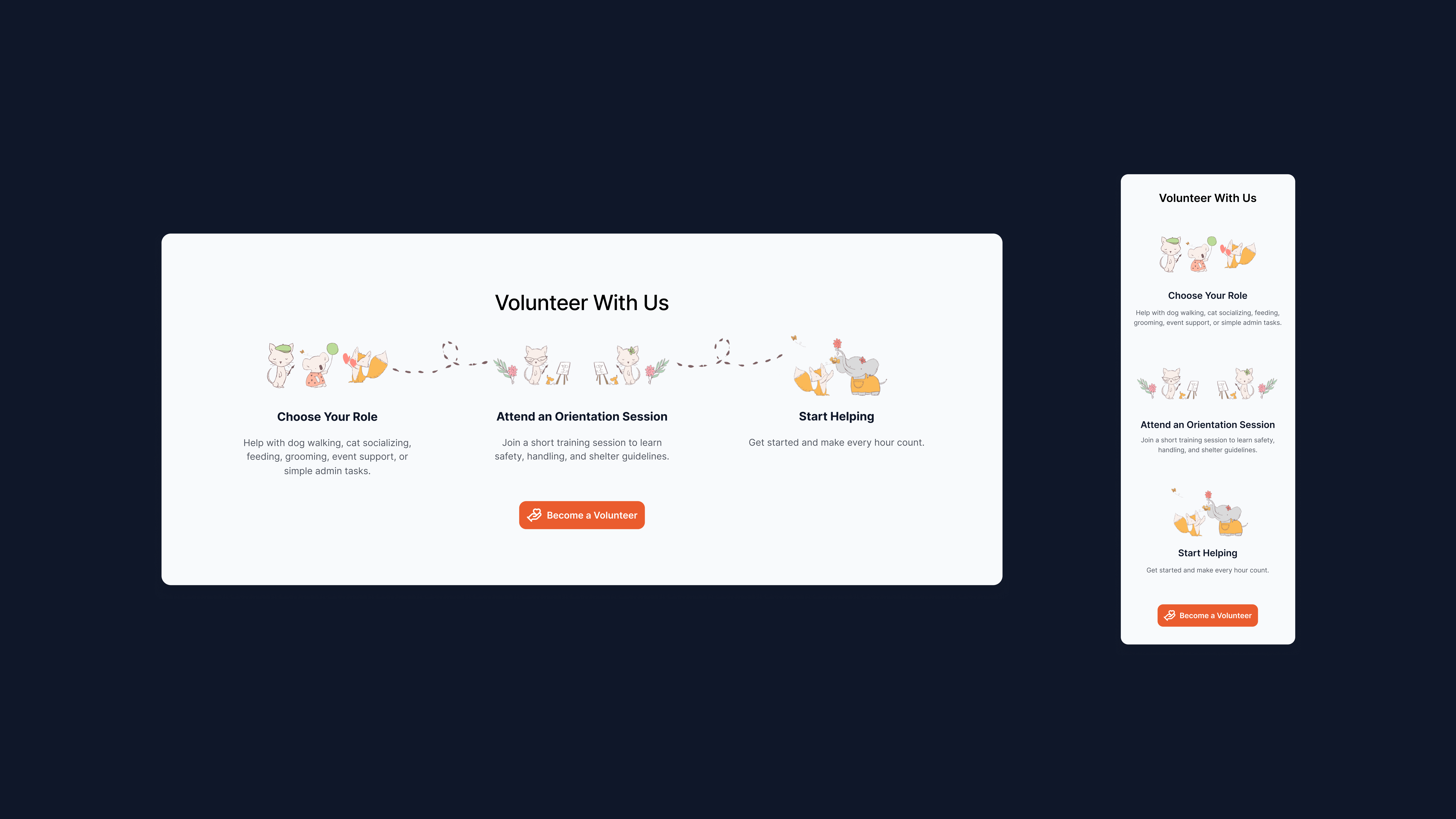 Tiny Tails - Animal Shelter Landing Page 6