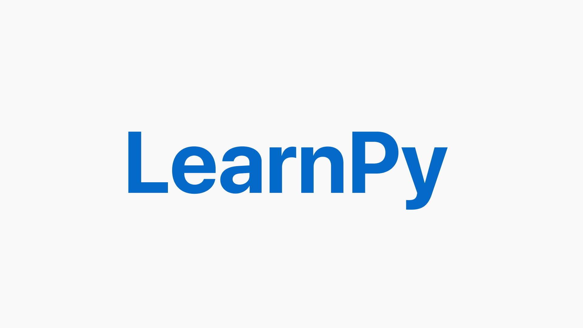 LearnPy Signup page