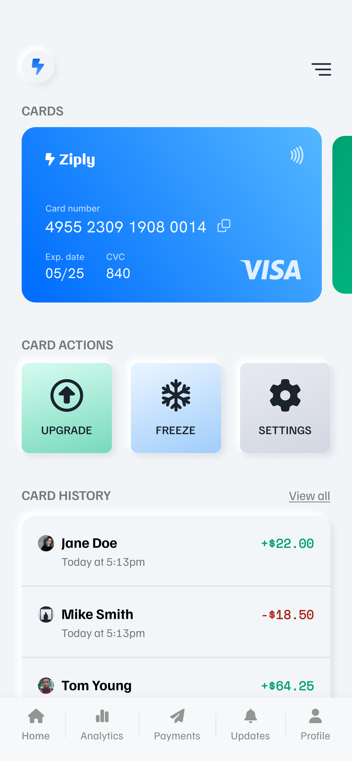 Neumorphic Banking App 2