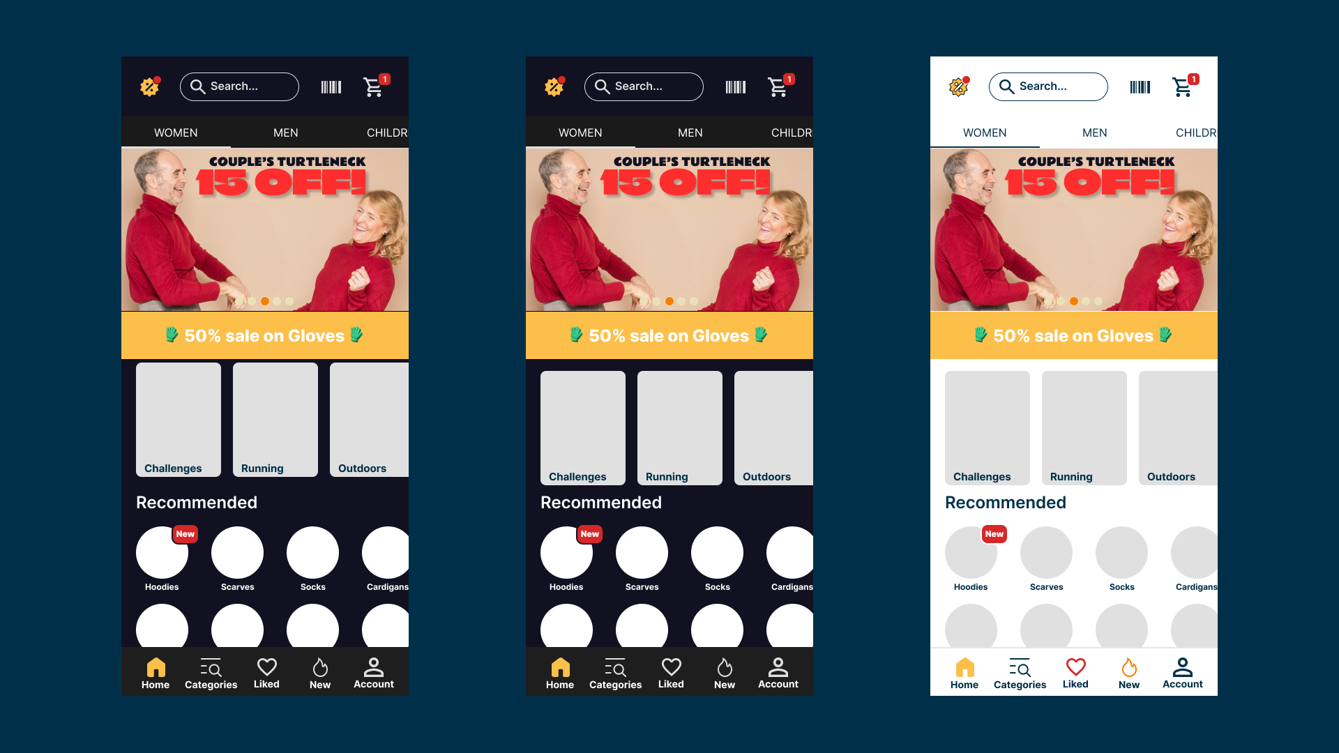 Landing Page for a Fashion Service 4