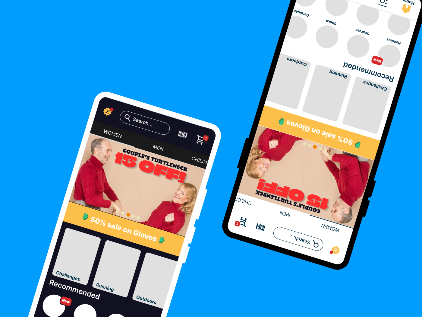 Landing Page for a Fashion Service