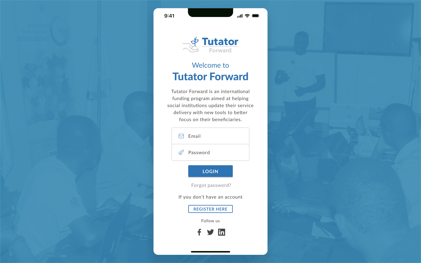 Login Page for a SaaS Platform 2