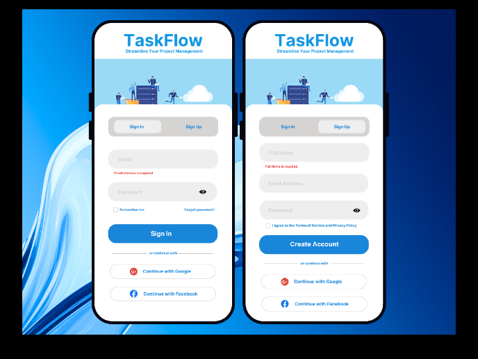 TaskFlow - Project Management SaaS