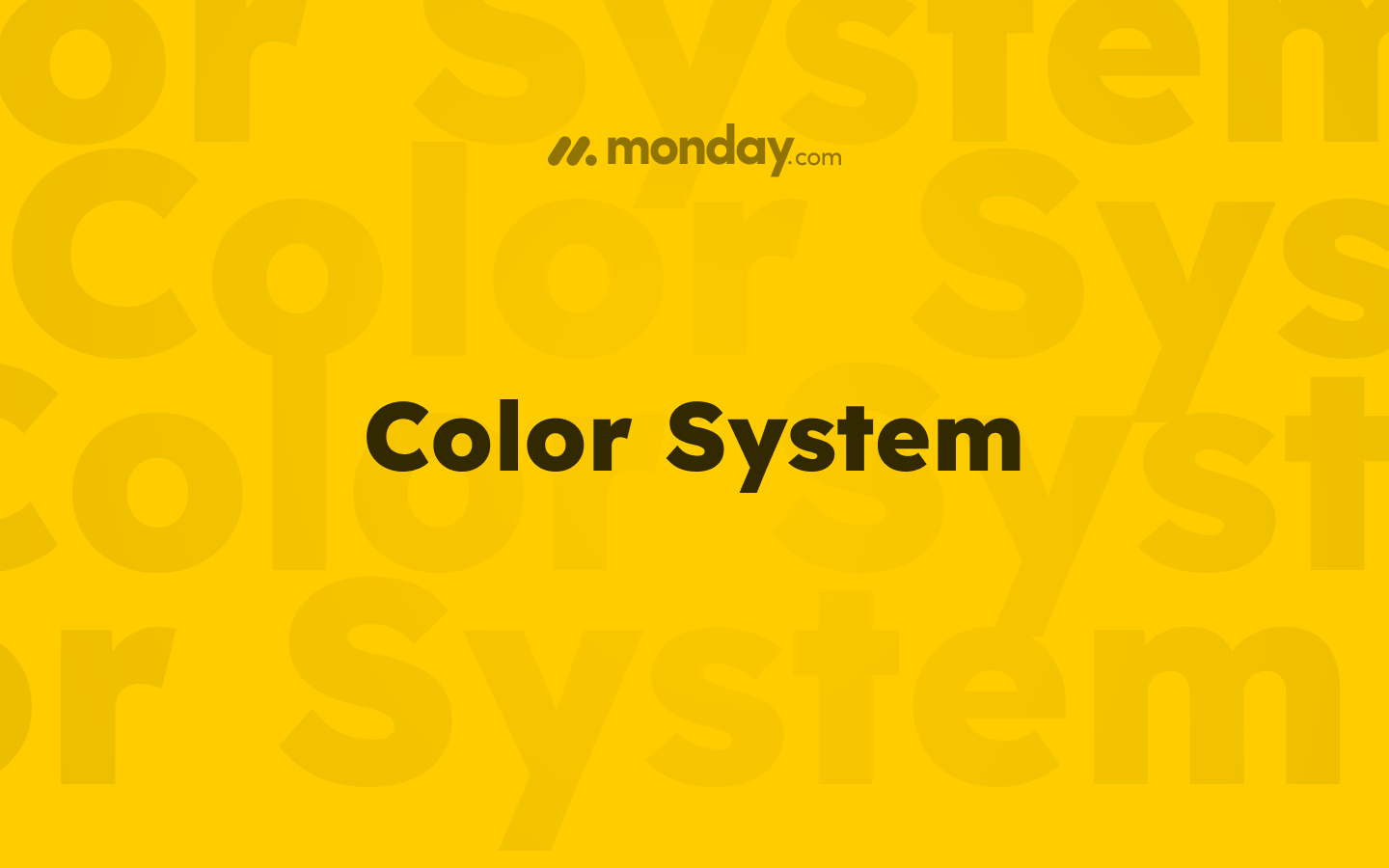 Monday.com Color System