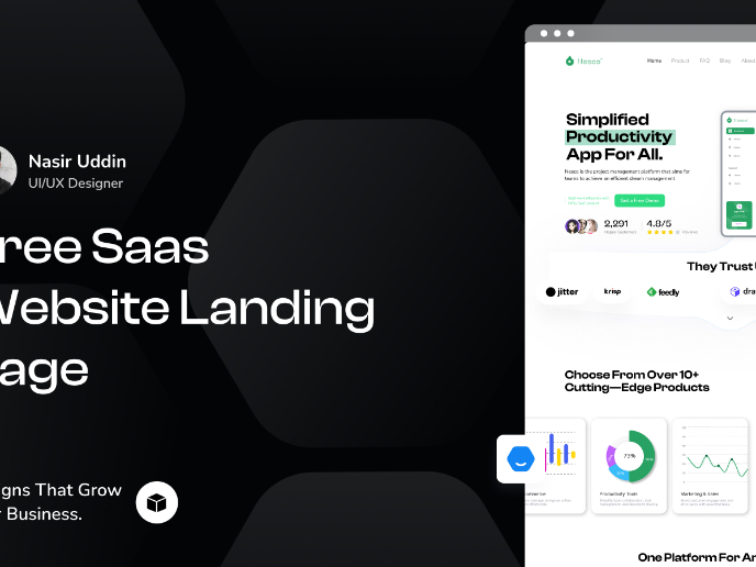 SaaS Website Landing Page