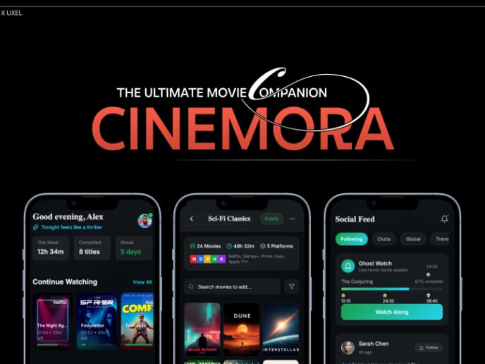Cinemora - Ultimate Movie Companion (UIX Documentation)