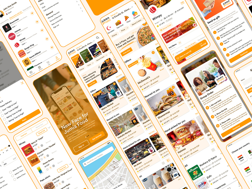 Jumia Food - Redesign Food delivery app