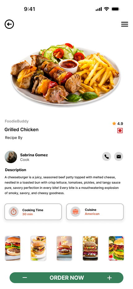 FoodieBuddy - Online Food Order App 6