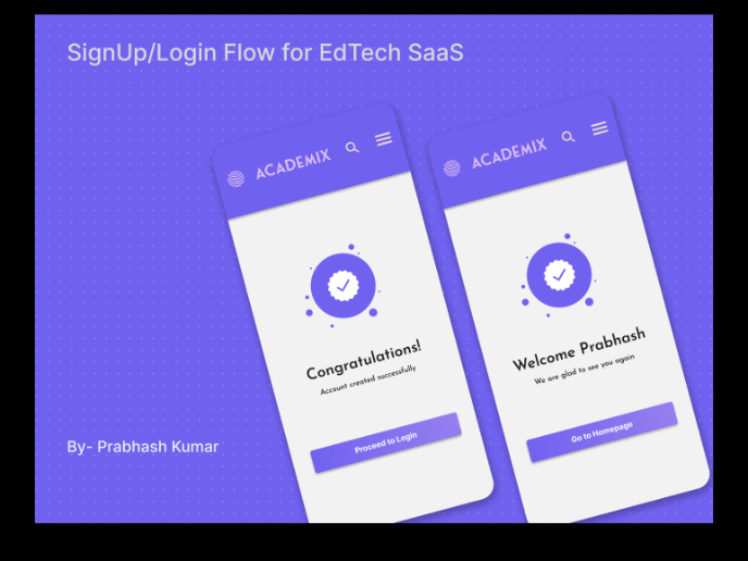 Authentication Flow for EdTech SaaS