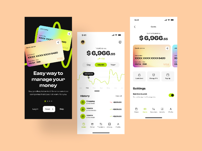 Finance - Mobile App Design Concept