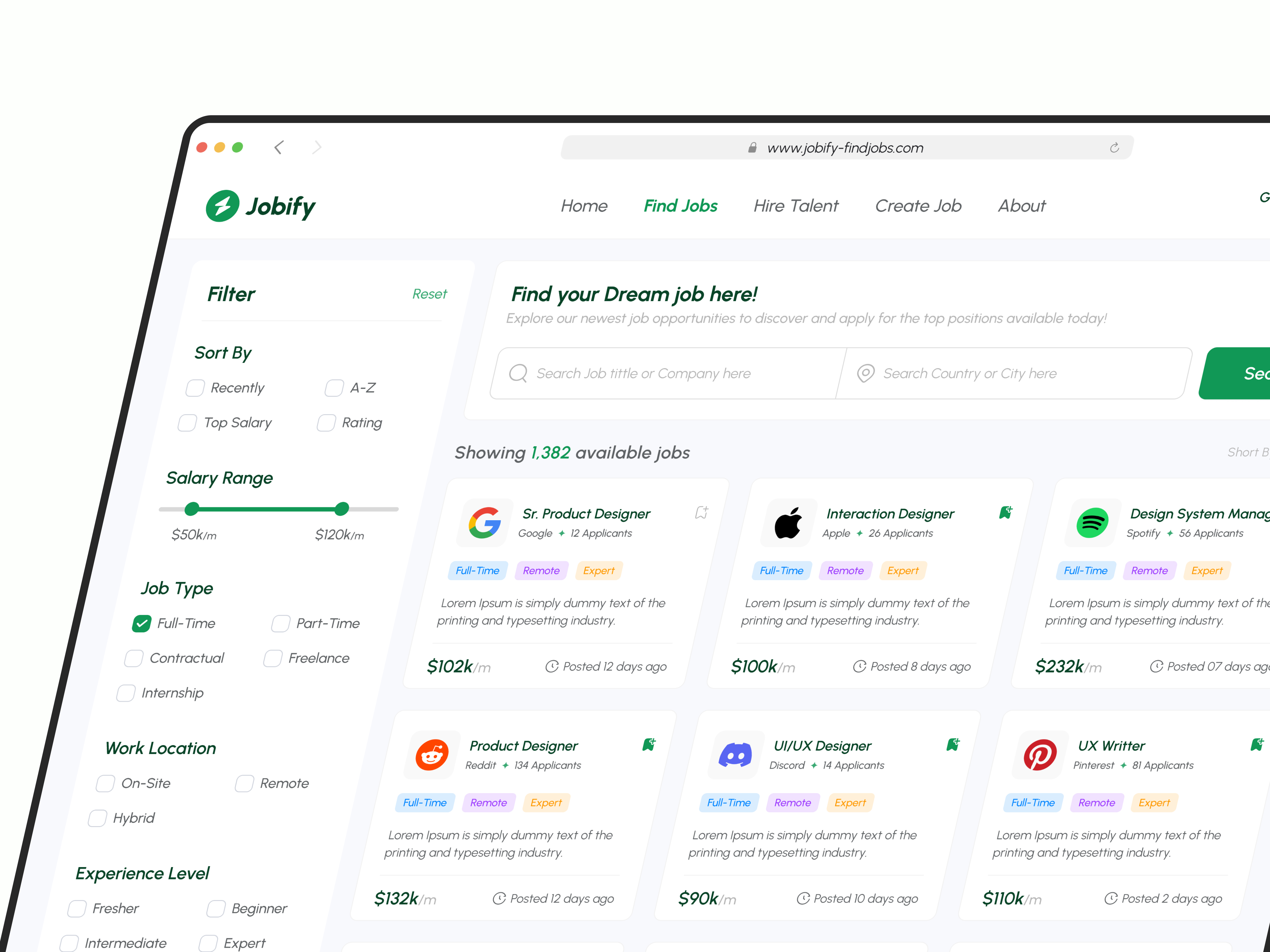 Job Finder Dashboard