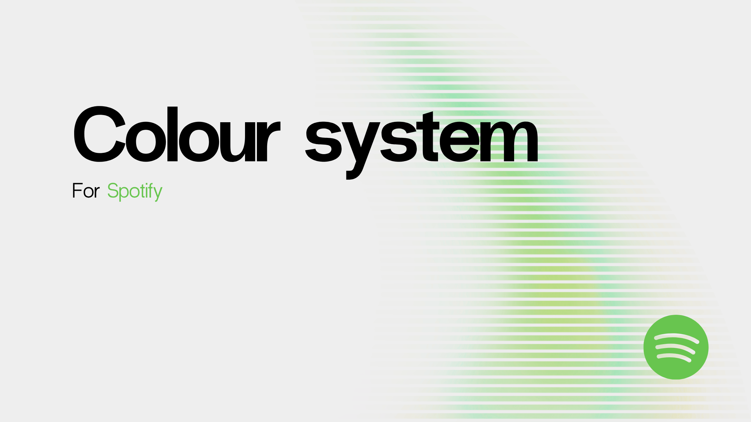 Colour system - Spotify