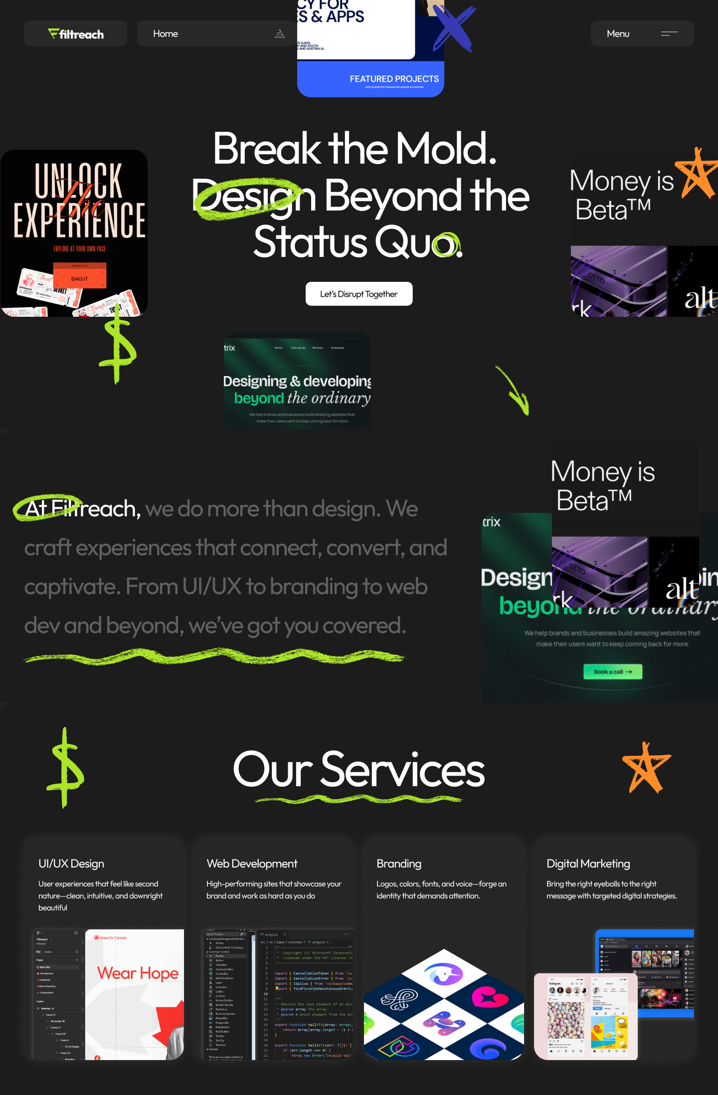 Filtreach Variation Design 1