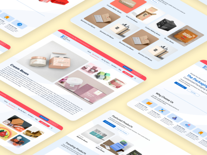 Packaging ( Web Design )