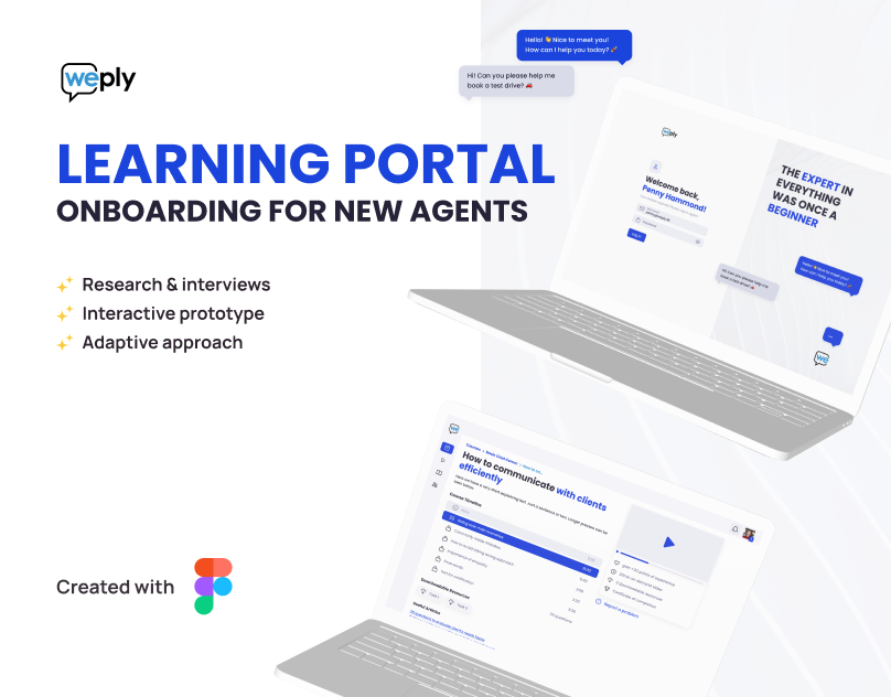 Learning portal for a SaaS company
