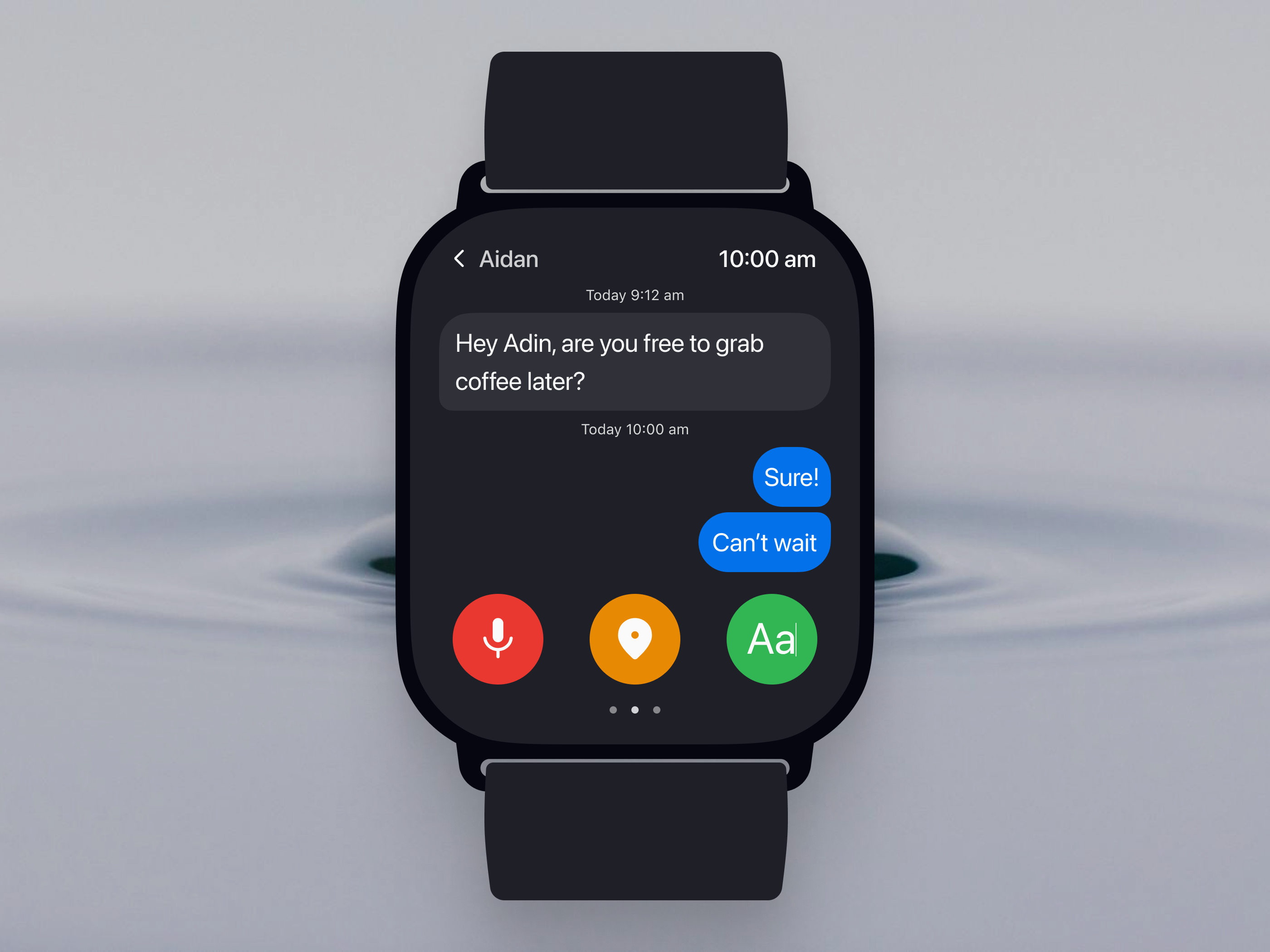 Mez - The Messaging App (SmartWatch Interface Exploration)